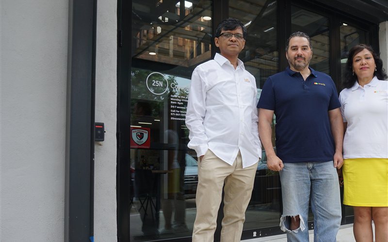 HelloCODER team outdoors